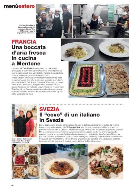 MENU n.104 - Gennaio/Marzo 2018