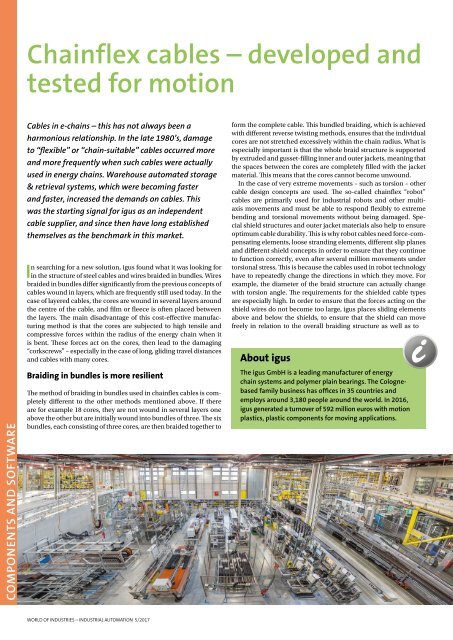 WORLD OF INDUSTRIES - Industrial Automation 5/2017