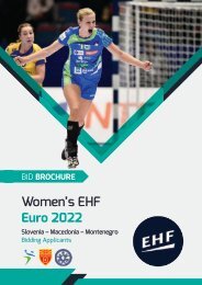 Bid Book - Women's EHF Euro 2022