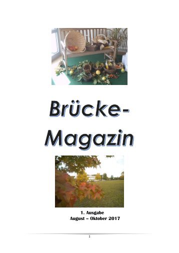 Brücke-Magazin Oktober 2017