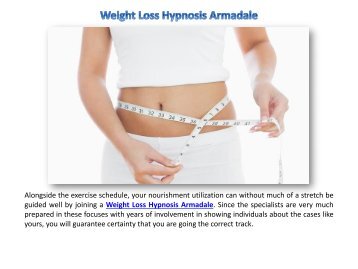 Weight Loss Hypnosis Armadale