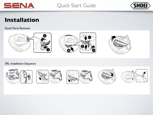 SENA SRL SHOEI NEOTEC II manual