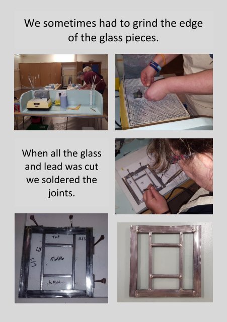 Ian prince stained glass course newsletter