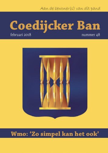 Coedijcker Ban febr 2018