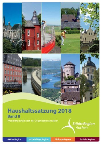 Band II a - Haushalt 2018 nach der Organisationsstruktur