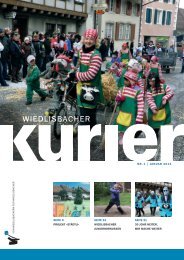 Eingelassen werden wiedlisbach