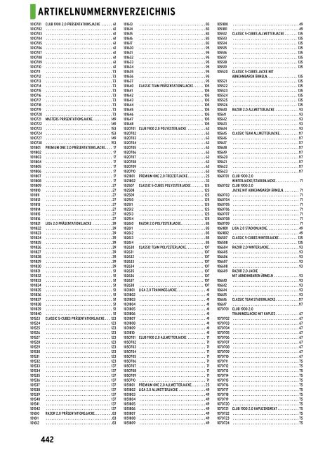 ERIMA Gesamtkatalog 2018