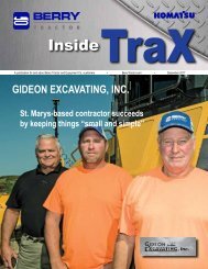 Berry Tractor Inside Trax - Fall 2017