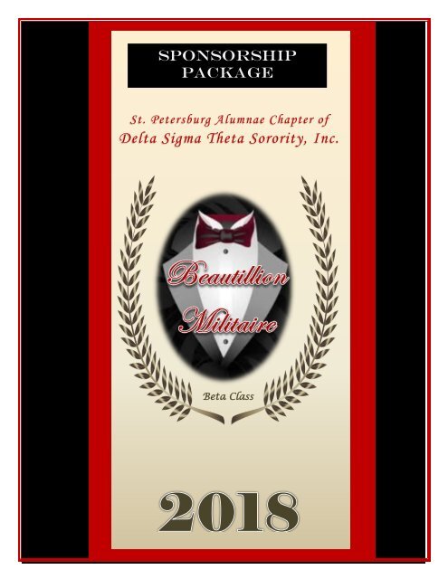 2018 DST Beautillion Sponsor Request Package 01_2018