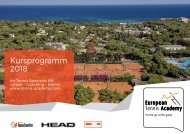 ETA Kursprogramm 2018