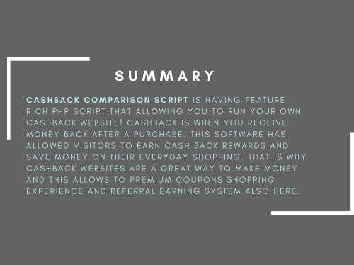 cashback script,cashback comparison script