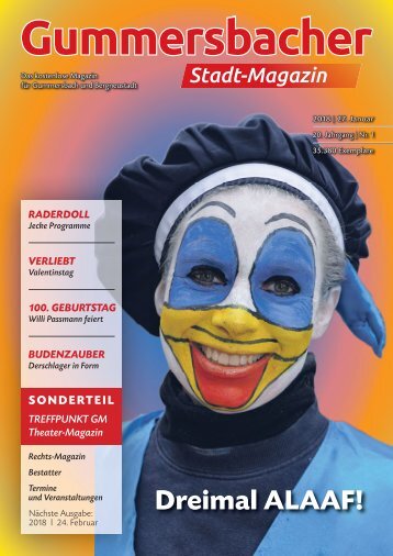 Gummersbacher Stadtmagazin Januar 2018