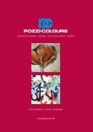Product Catalog 2017 Pozzi Colours