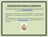 10 Practical Vastu changes for a happy home