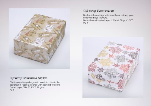 JUNG Christmas Gift wrap collection 2018