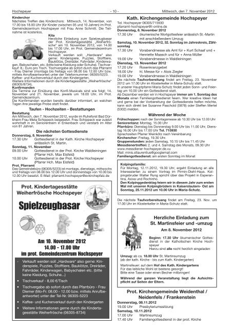 frankenstein - Verbandsgemeinde Hochspeyer