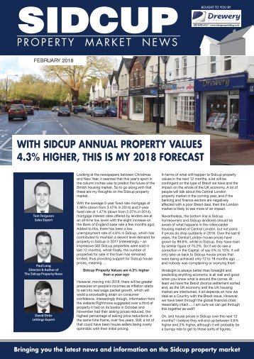 SIDCUP PROPERTY NEWS - FEBRUARY 2018