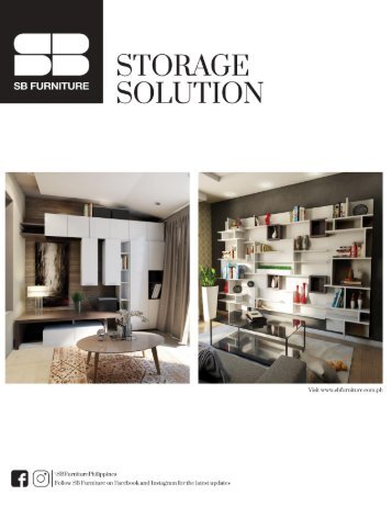 SB FURNITURE STORAGE CATALOG 2018