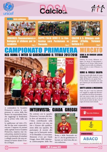 Magazine CalcioinRosa N°18