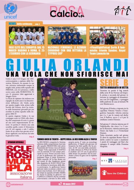 Magazine CalcioinRosa N°7