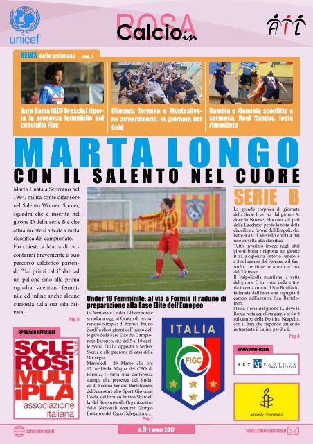Magazine CalcioinRosa N°09