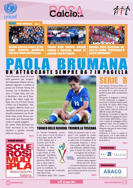 Magazine CalcioinRosa N°11