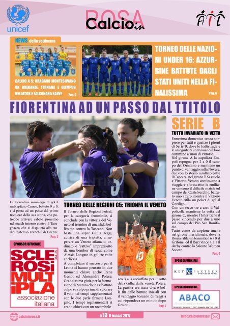 Magazine CalcioinRosa N°13