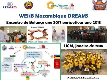 ComuSanas DREAMS Beira Balanço 2017 Plano 2018