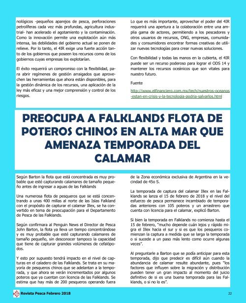 REVISTA PESCA FEBRERO 2018