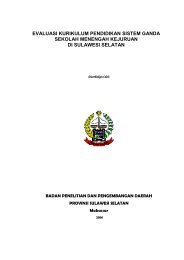 EVALUASI KURIKULUM PENDIDIKAN SISTEM GANDA SEKOLAH MENENGAH KEJURUAN DI SULAWESI SELATAN