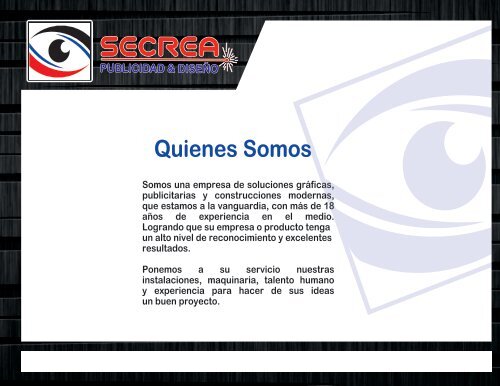 Brochure Secrea