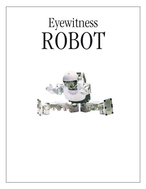DK Eyewitness Books) Roger Bridgman-Robot DK Eyewitness Books-DK CHILDREN  (2004)