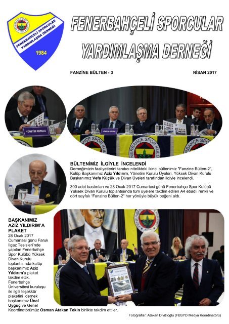 FBSYD FANZINE BULTEN 3, NISAN / APRIL 2017