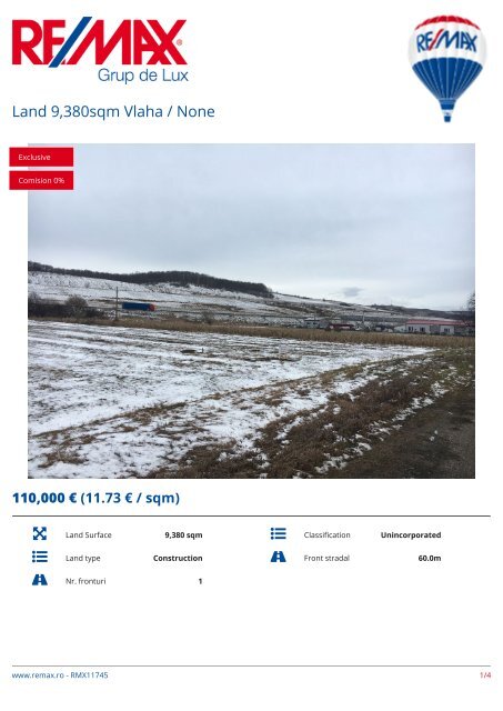 RMX11745 - Land 9,380sqm Vlaha _ None [EN]