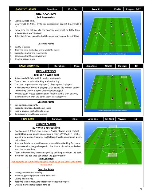 Teach Youth  Players How to build play from the back