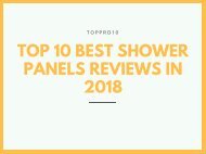 Top 10 Best Shower Panels Reviews in 2018