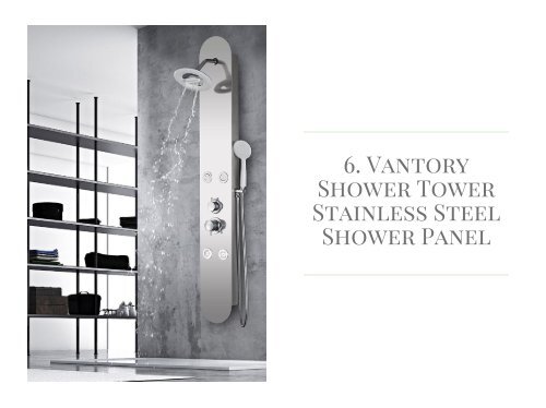 Top 10 Best Shower Panels Reviews in 2018