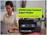 Epson Printer technical Support