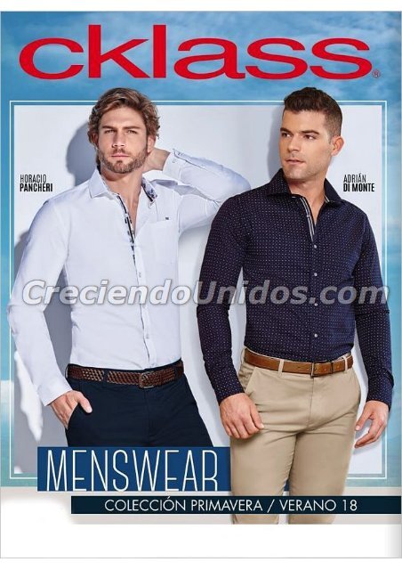 #621 Catálogo Cklass Menswear primavera verano 2018