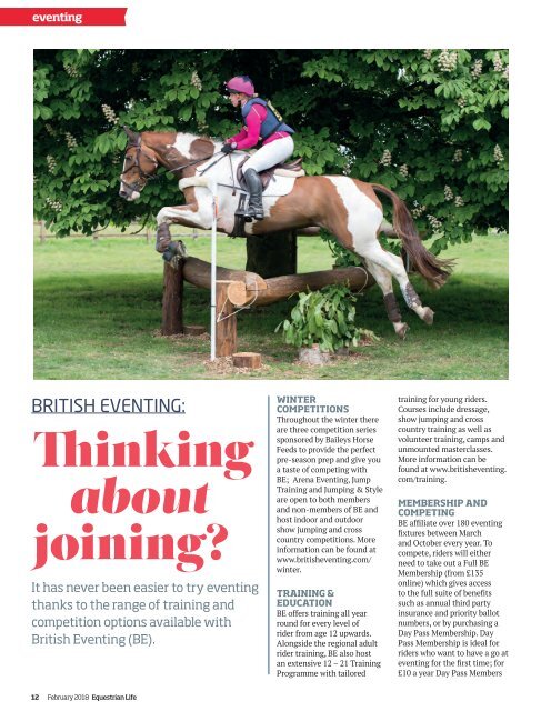 Equestrian Life Magazine February 2018 Edition