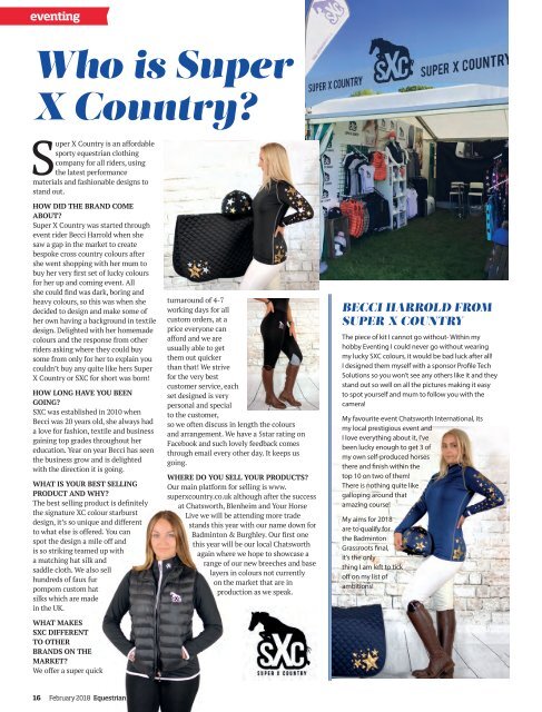 Equestrian Life Magazine February 2018 Edition