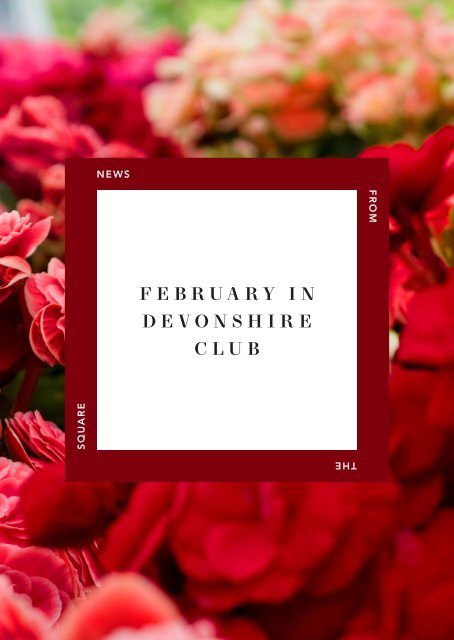 February in Devonshire Club