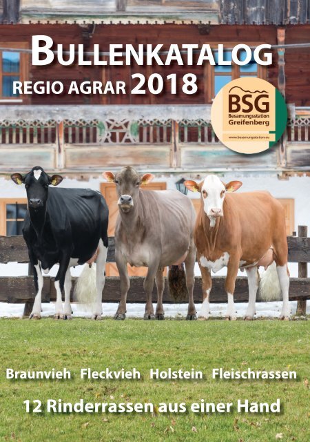 Bullenkatalog Regio Agrar 2018