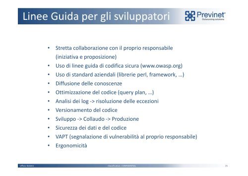 L01-Corso Presentazione Infrastruttura Tecnologica