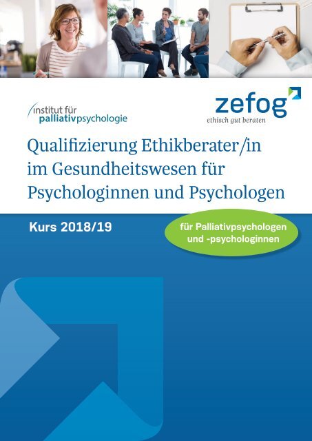 Qualifizierung Ethikberater/in im Gesundheitswesen