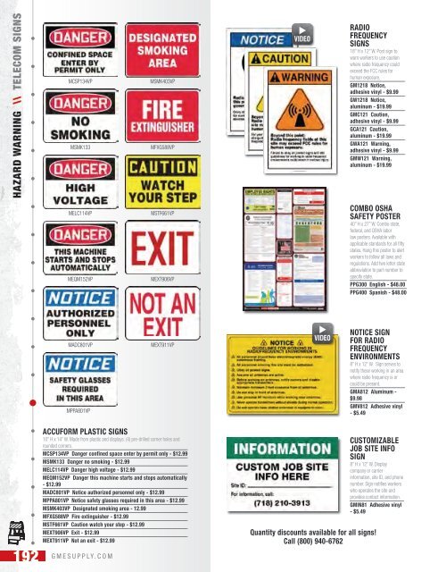 GME Supply Product Catalog Version 18.1