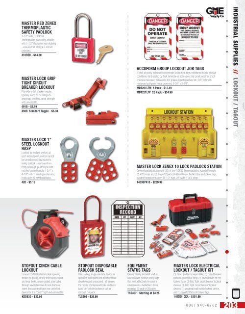 GME Supply Product Catalog Version 18.1