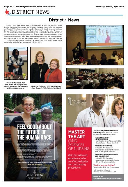 The Maryland Nurse – February 2018