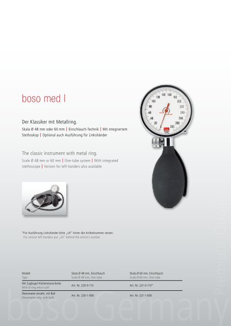 Boso_Mechanische_Blutdruckmessgerät DE