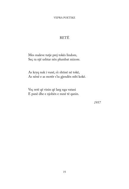 KADARE VEPRA POETIKE